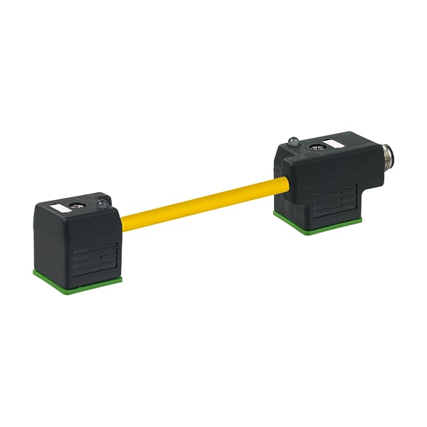 Murrelektronik M12 MALE ON REAR OF MSUD DOUBLE VALVE PLUG 18MM, PVC 3X0.75 YELLOW, 0m 7000-41581-0160000 - main